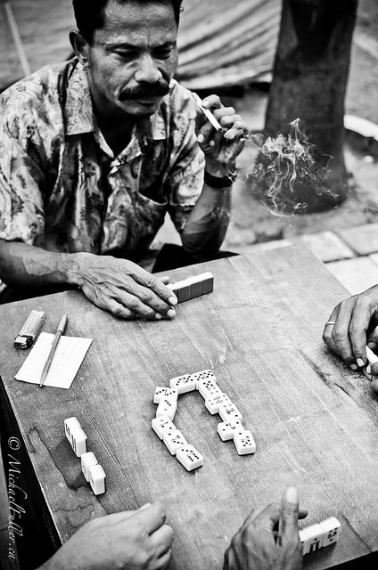 I seem to be collecting photos of old men smoking