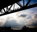 sydney harbour bridge and opera house