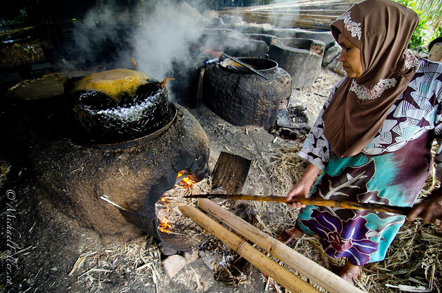 cane sugar production in Indonesia
