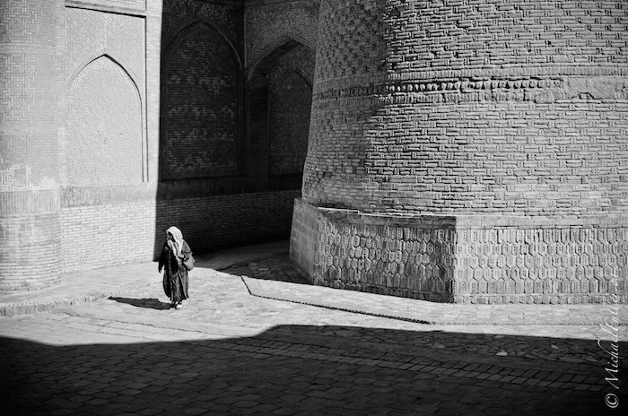 The streets of Bukhara.