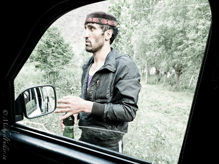 tajik man road trip